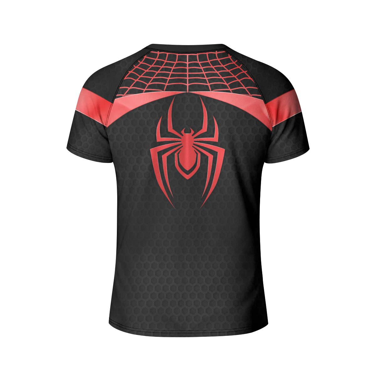 Spider Man Miles Morales Cosplay Kid Rash Guard