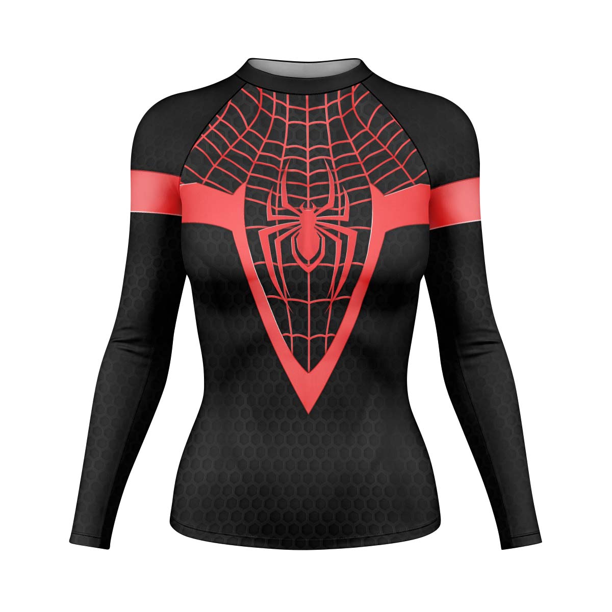Spider Man Miles Morales Cosplay Rash Guard