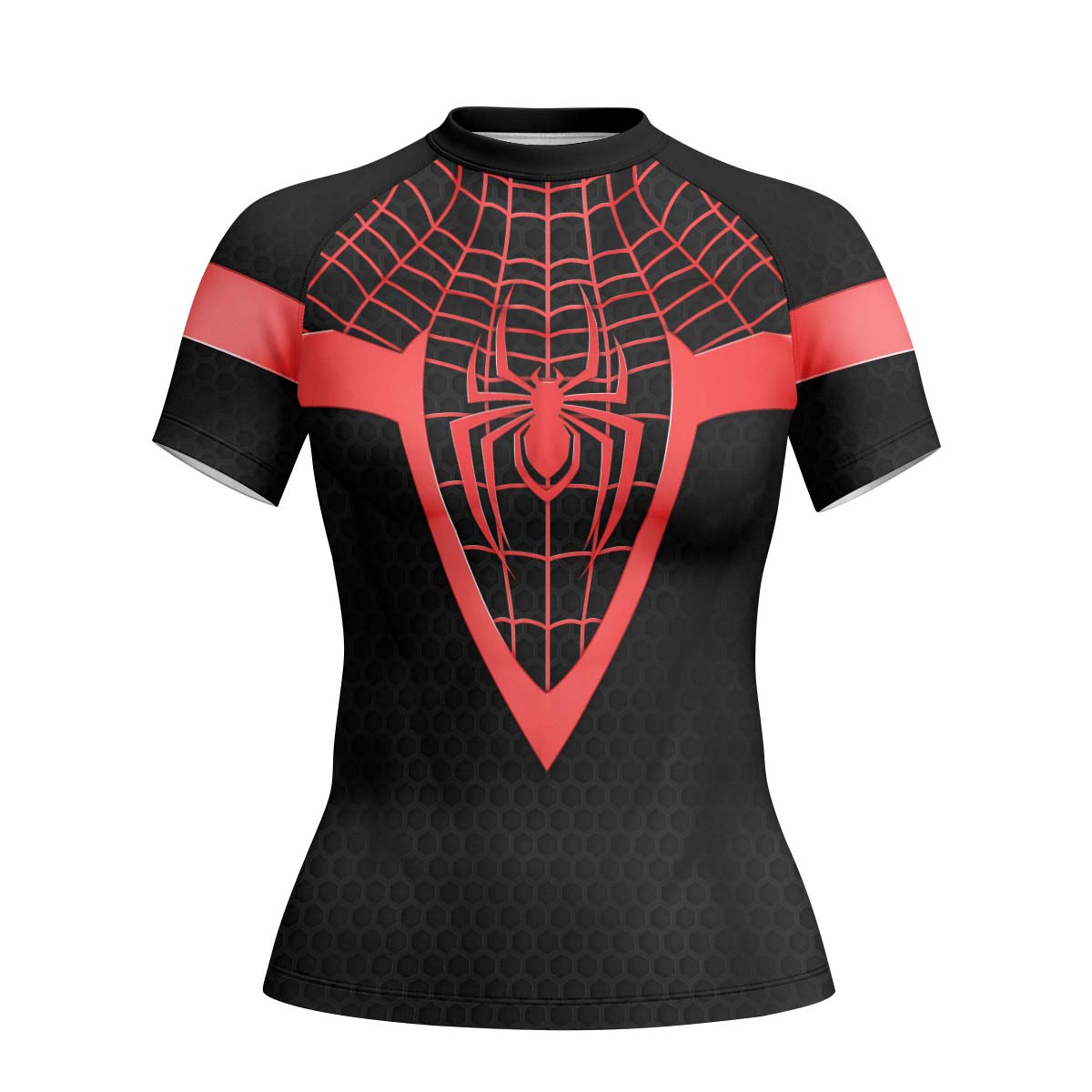 Spider Man Miles Morales Cosplay Rash Guard