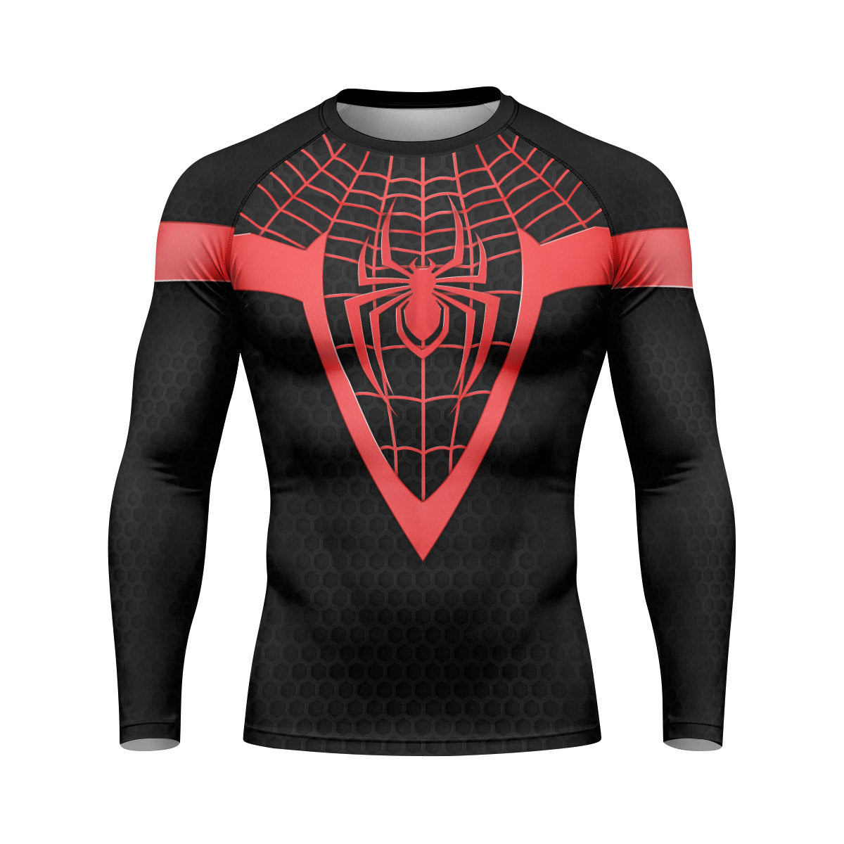 Spider Man Miles Morales Cosplay Rash Guard