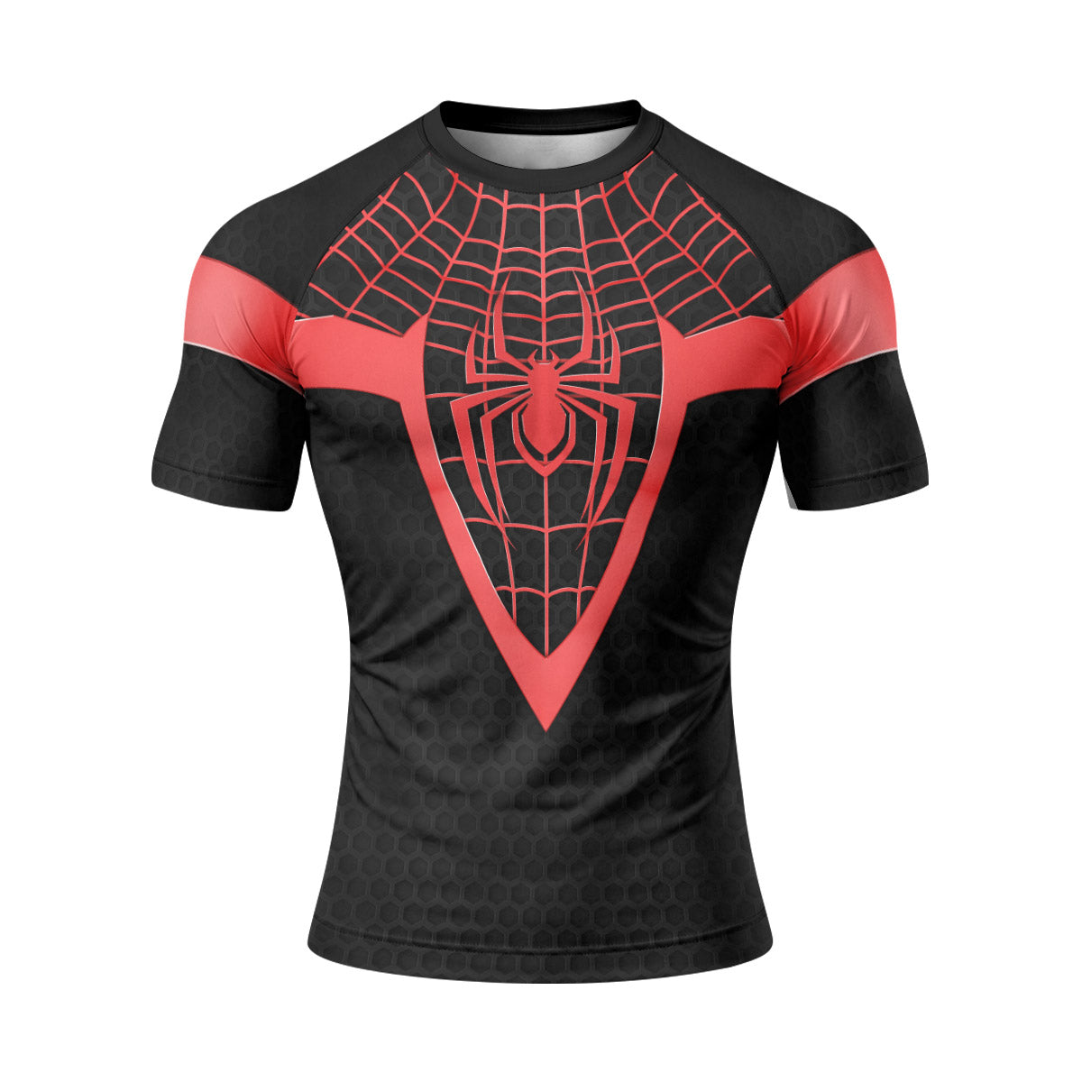 Spider Man Miles Morales Cosplay Rash Guard