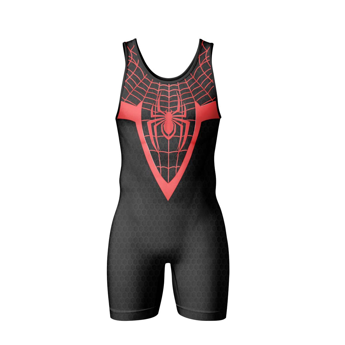 Spider Man Miles Morales Cosplay Wrestling Singlet