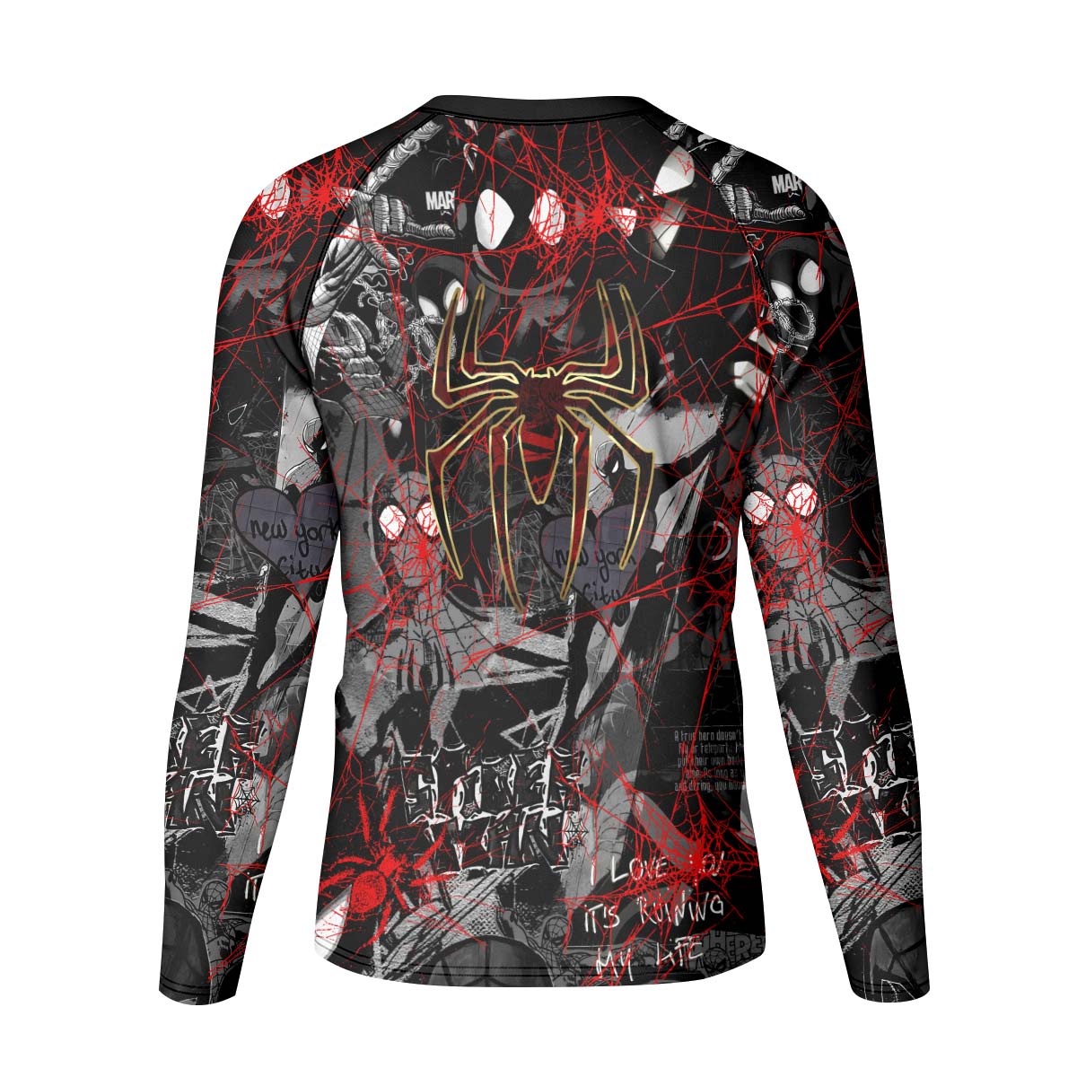 Spider Man Miles Morales Kid Rash Guard