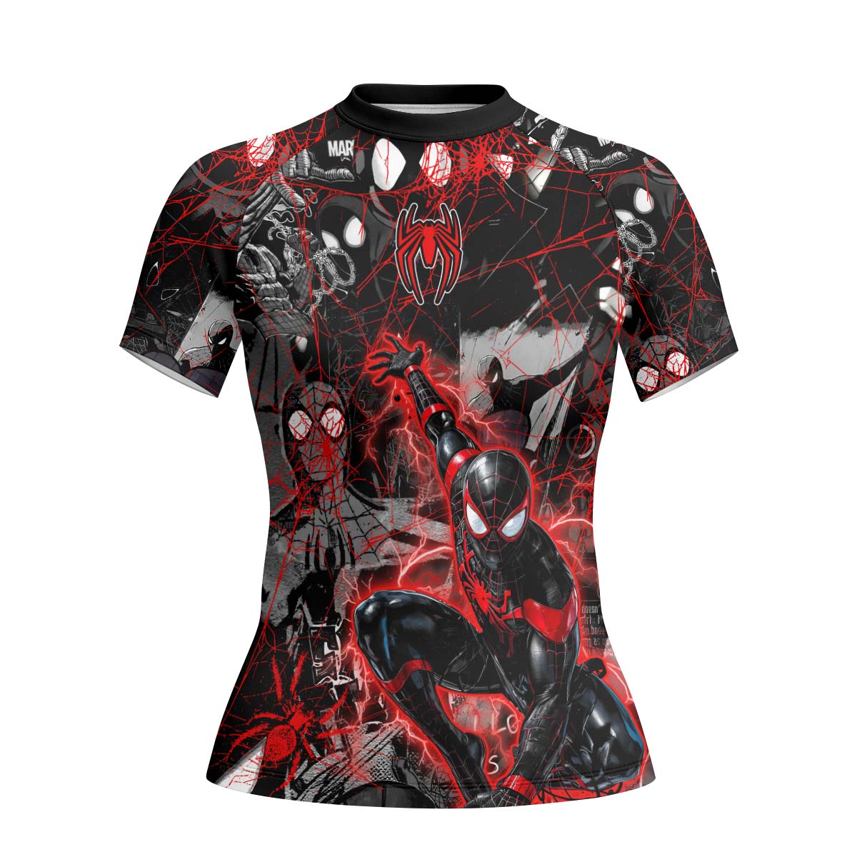 Spider Man Miles Morales Rash Guard