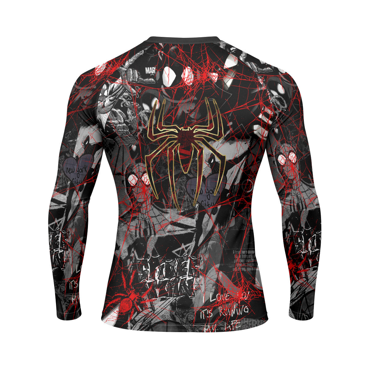 Spider Man Miles Morales Rash Guard
