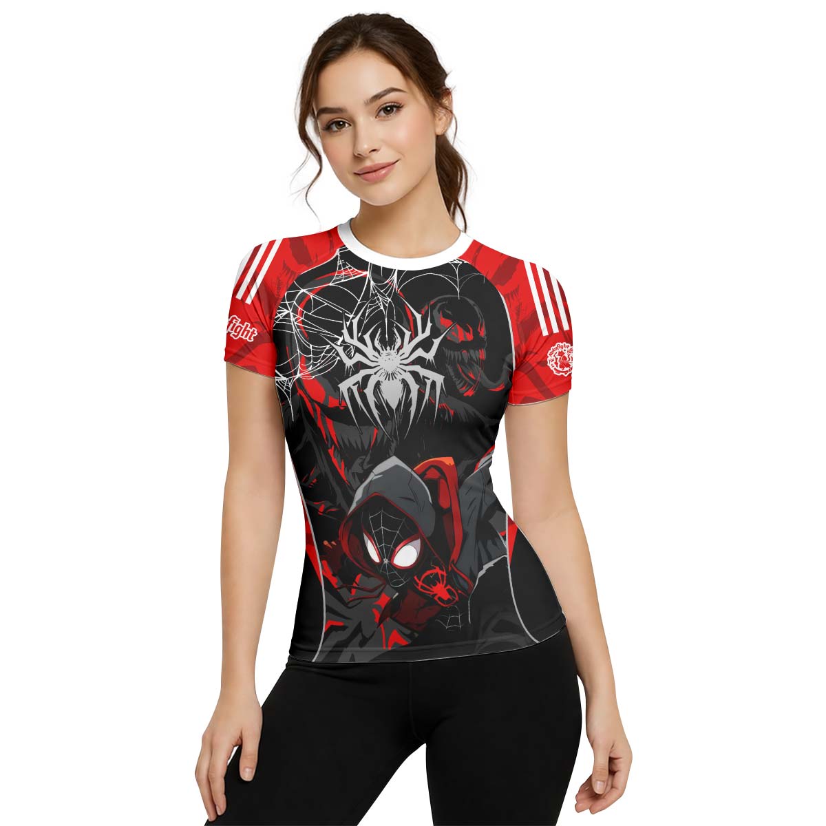 Spider Man Miles Morales Venom Rash Guard