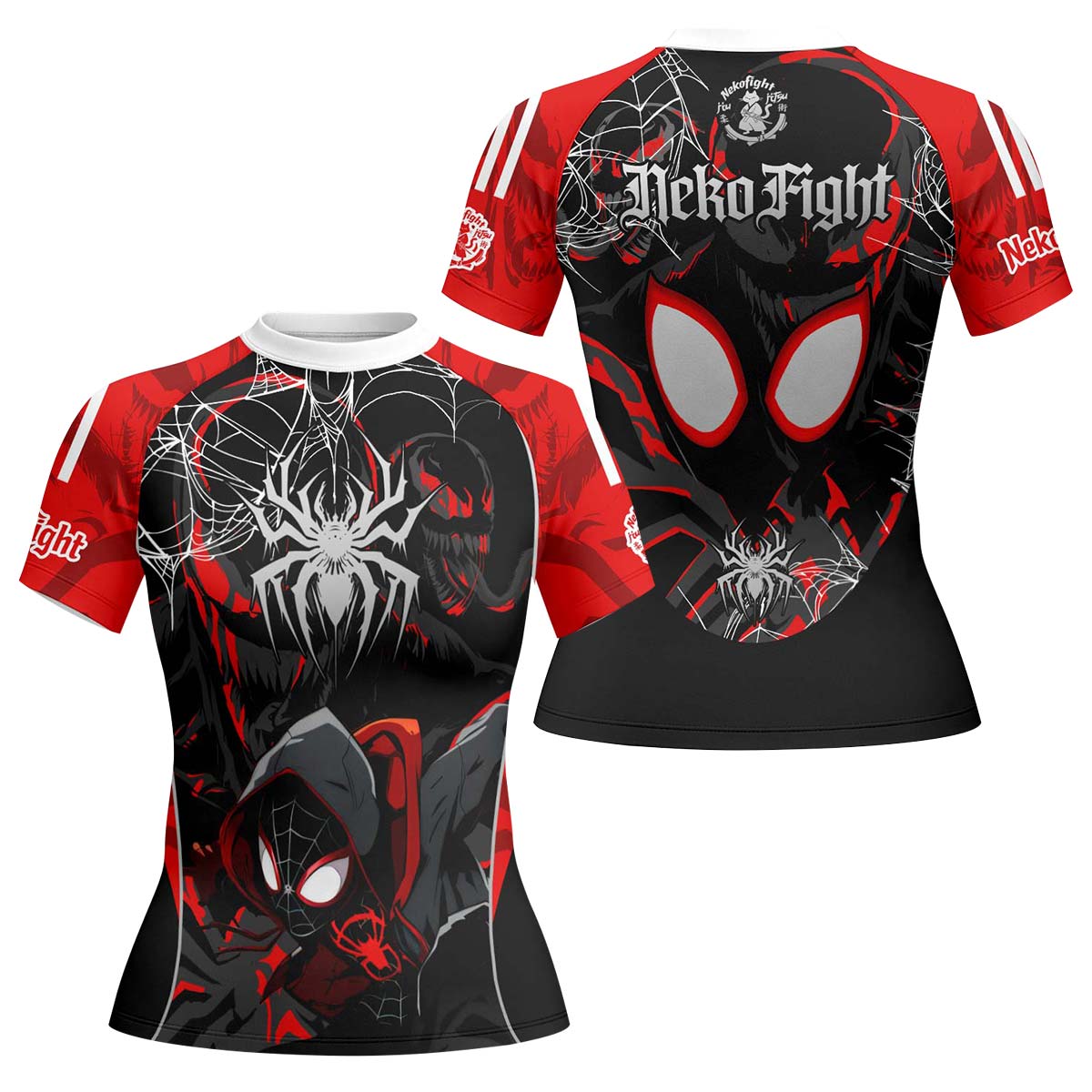 Spider Man Miles Morales Venom Rash Guard