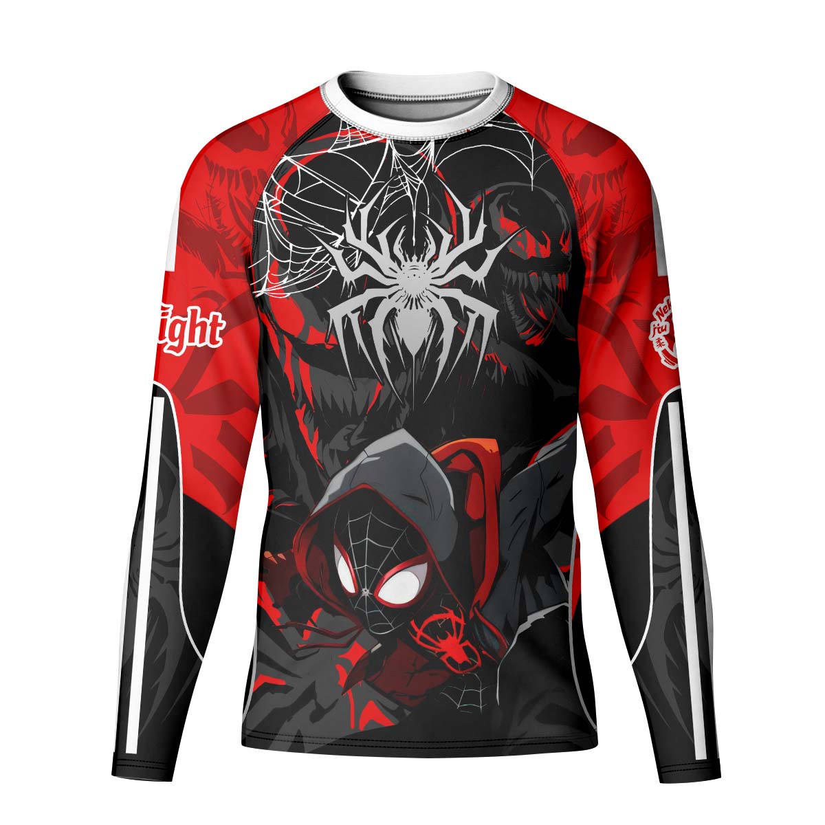  Spider Man Miles Morales Venom Kid Rash Guard