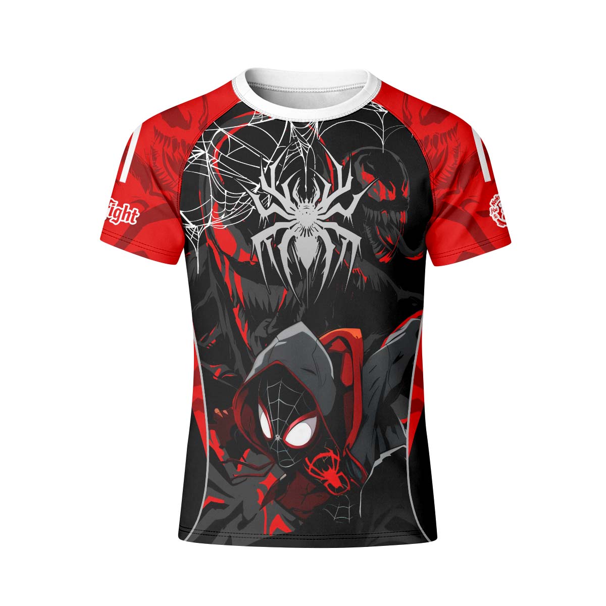  Spider Man Miles Morales Venom Kid Rash Guard