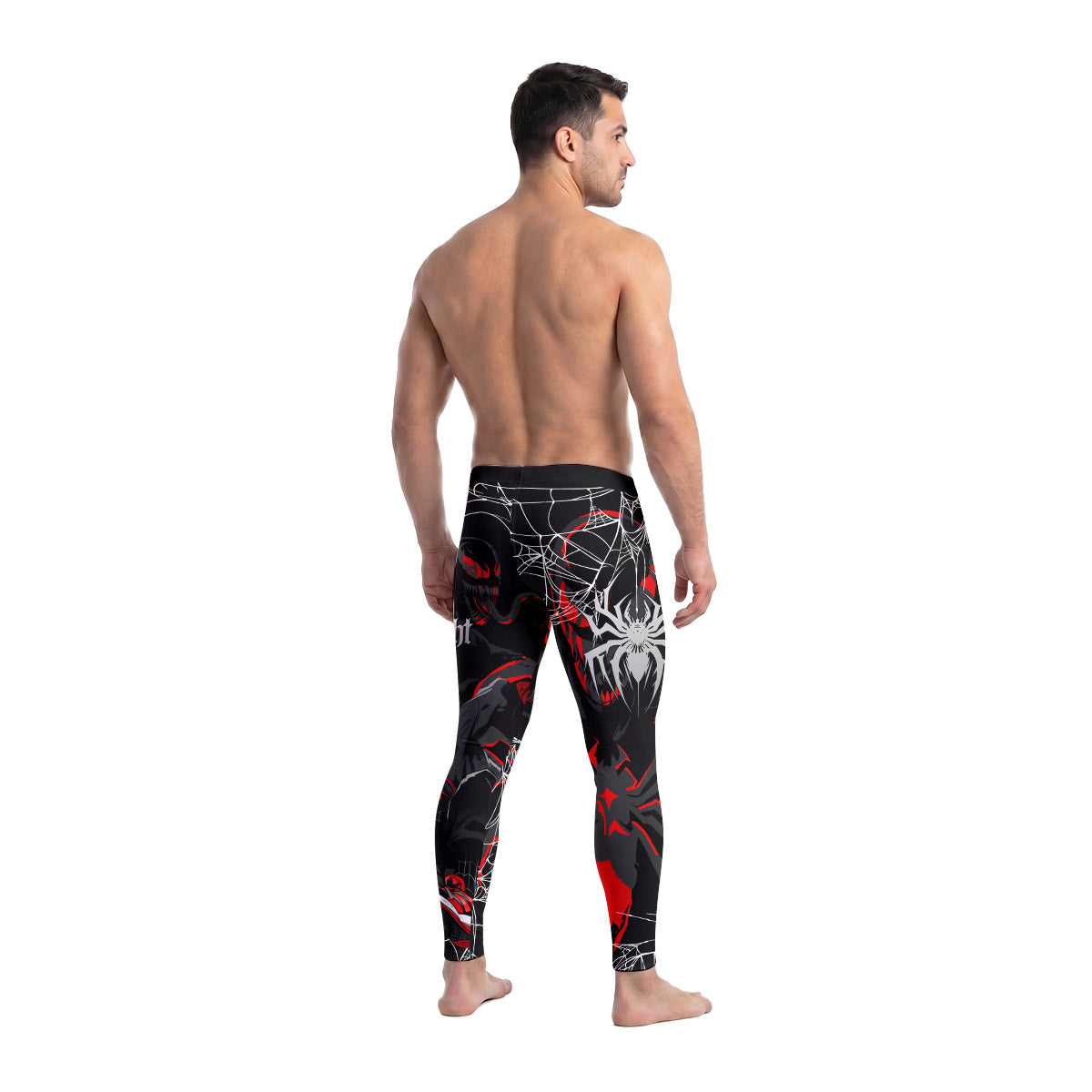  Spider Man Miles Morales Venom Men's Compression Leggings