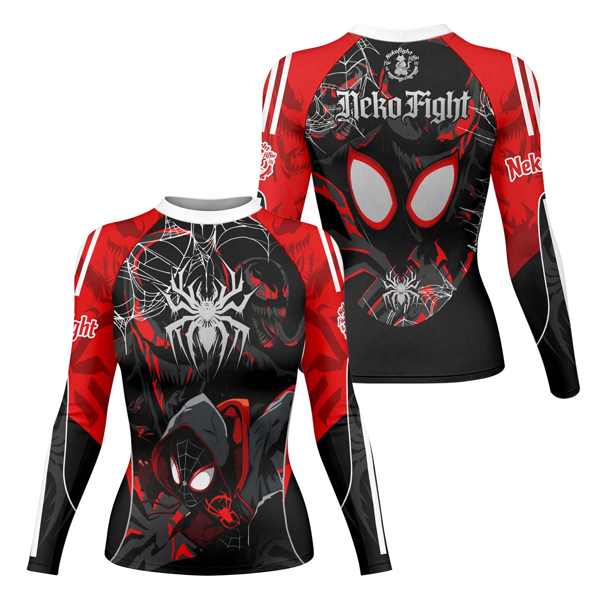  Spider Man Miles Morales Venom Rash Guard