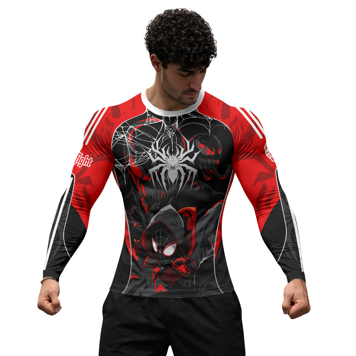  Spider Man Miles Morales Venom Rash Guard