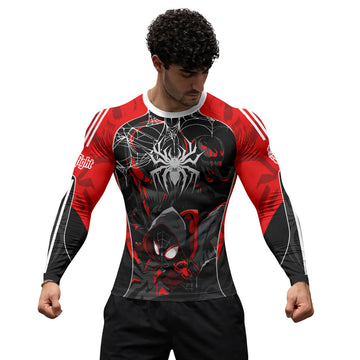  Spider Man Miles Morales Venom Rash Guard
