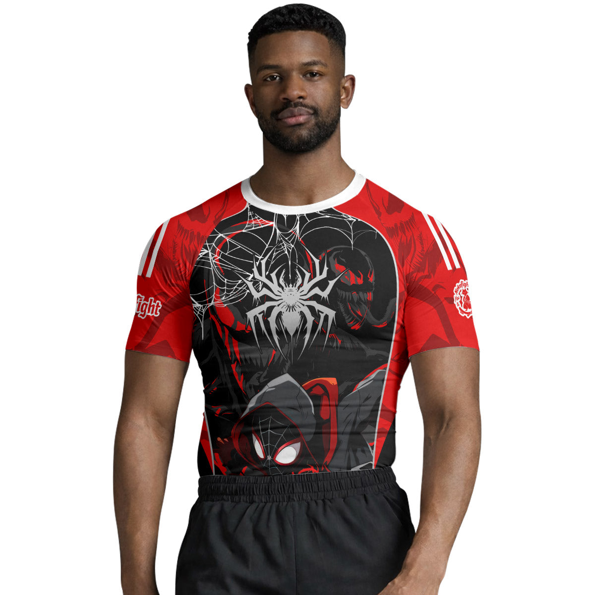 Spider Man Miles Morales Venom Rash Guard