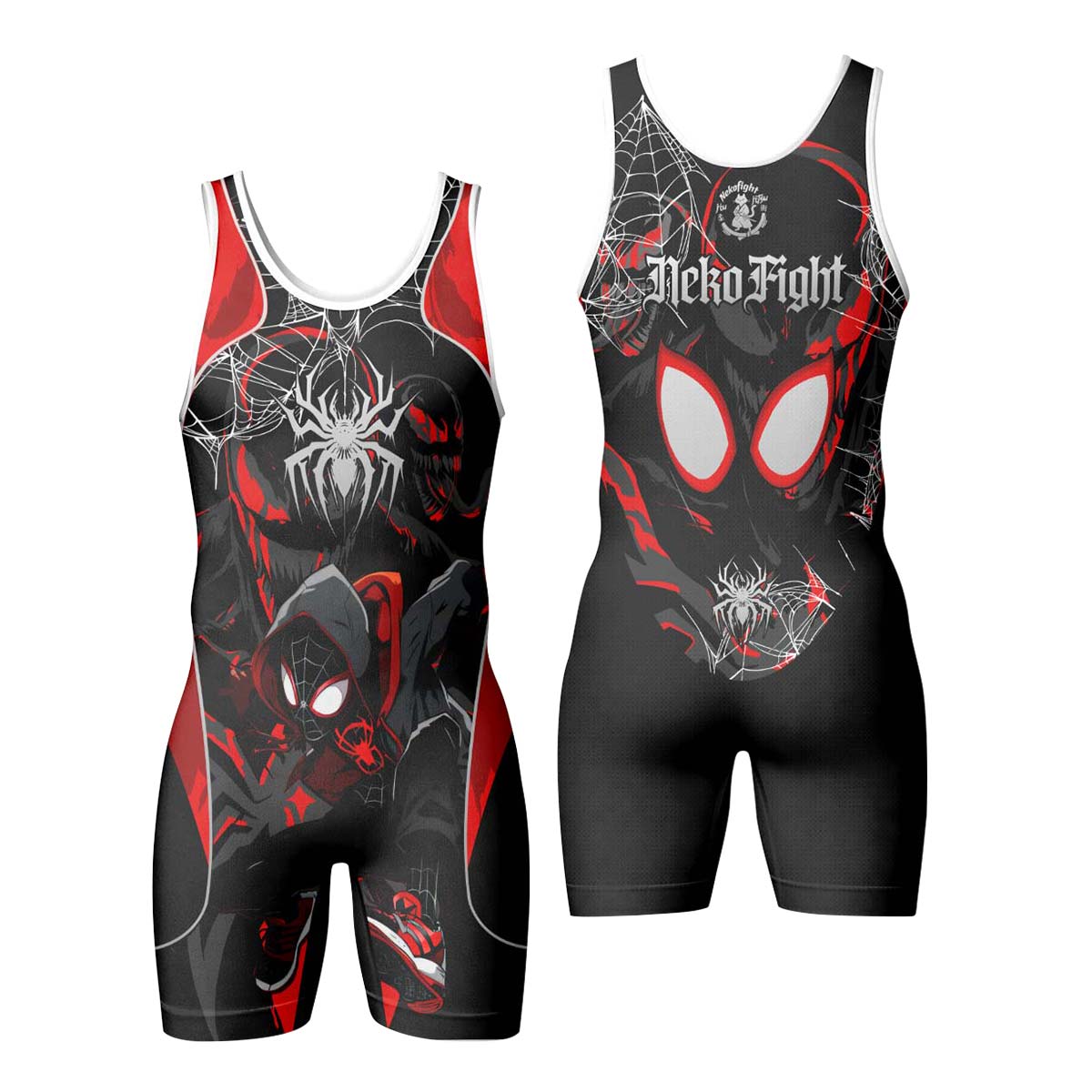 Spider Man Miles Morales Venom Wrestling Singlet