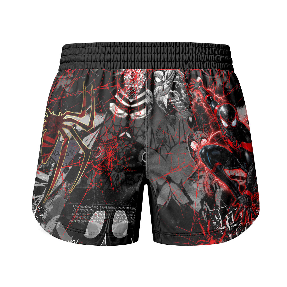Spider Man Miles Morales Grappling Shorts