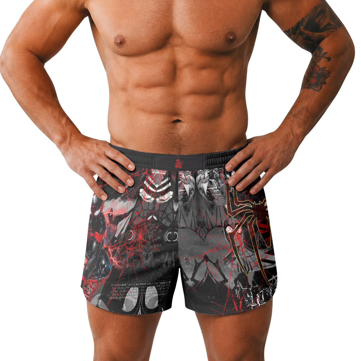 Spider Man Miles Morales Grappling Shorts