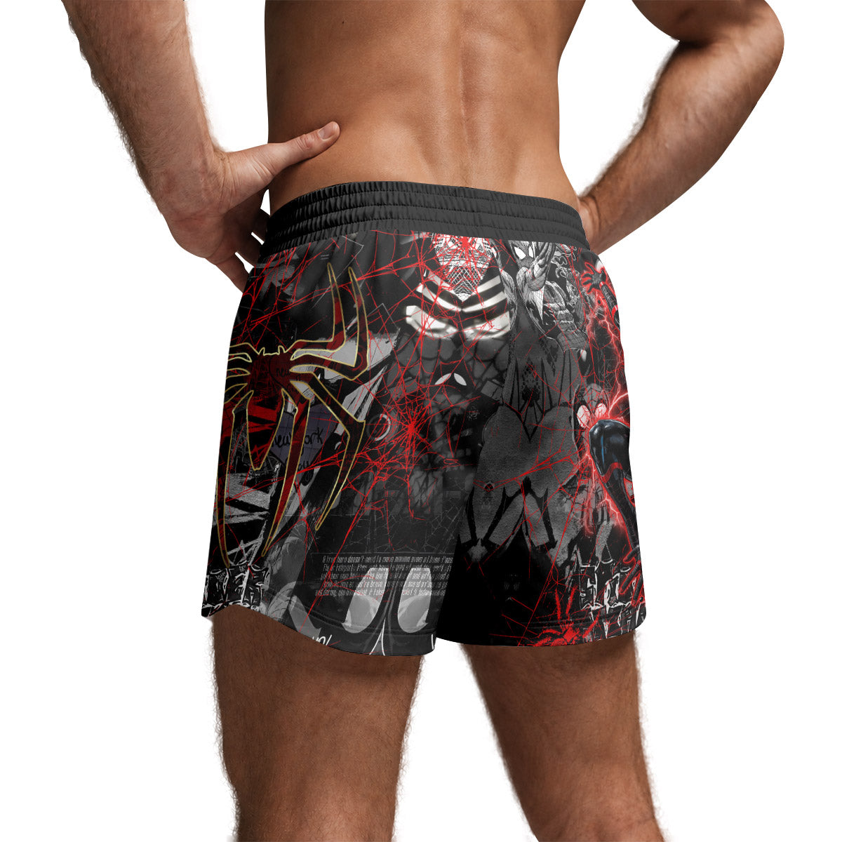 Spider Man Miles Morales Grappling Shorts