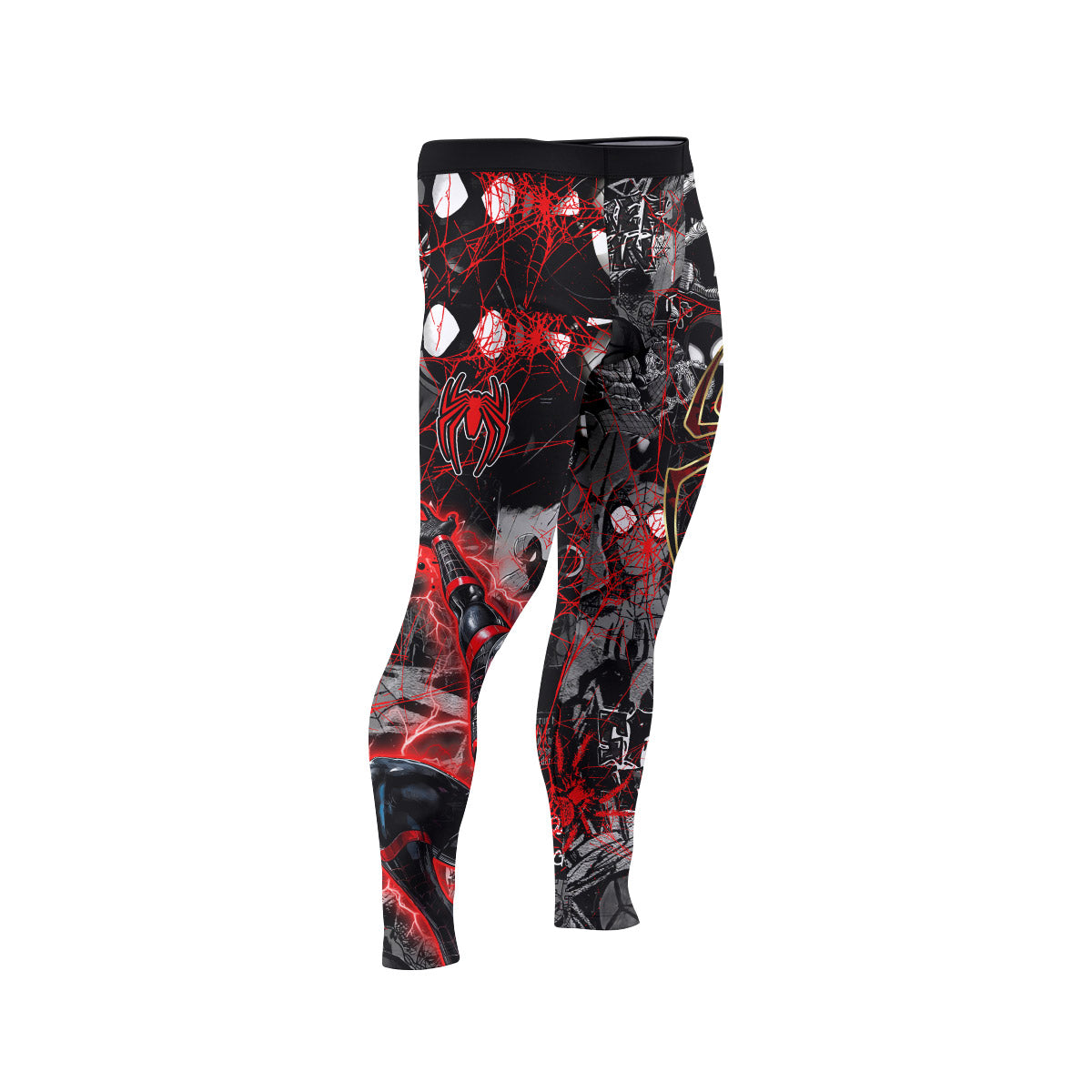 Spider Man Miles Morales Men's Compression Leggings