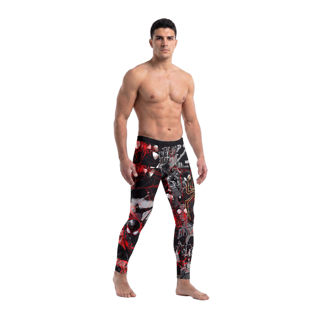 Spider Man Miles Morales Men's Compression Leggings
