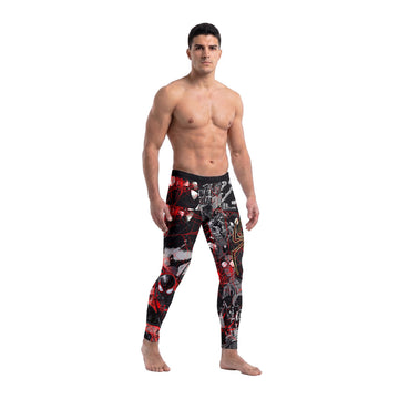 Spider Man Miles Morales Men's Compression Leggings