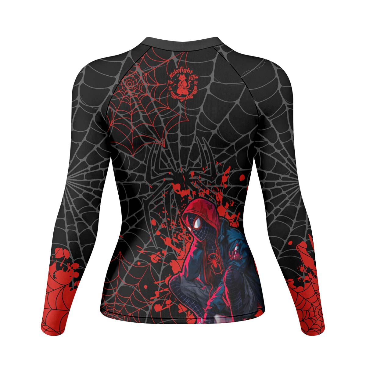 Spider Rash Guard Spider Man Multiverse Rash Guard | Superhero Compression Shirt – NekoFight