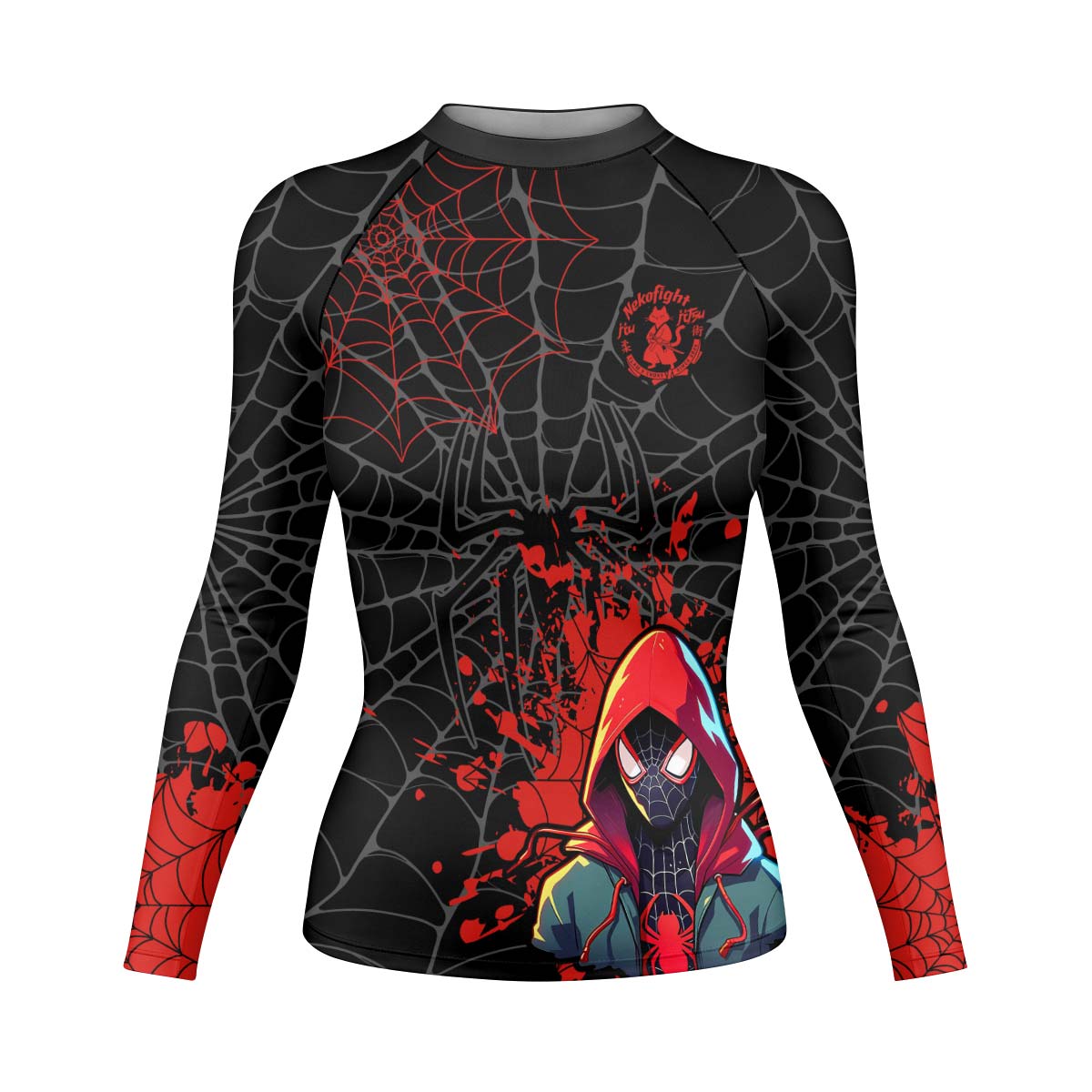 Spider Rash Guard Spider Man Multiverse Rash Guard | Superhero Compression Shirt – NekoFight
