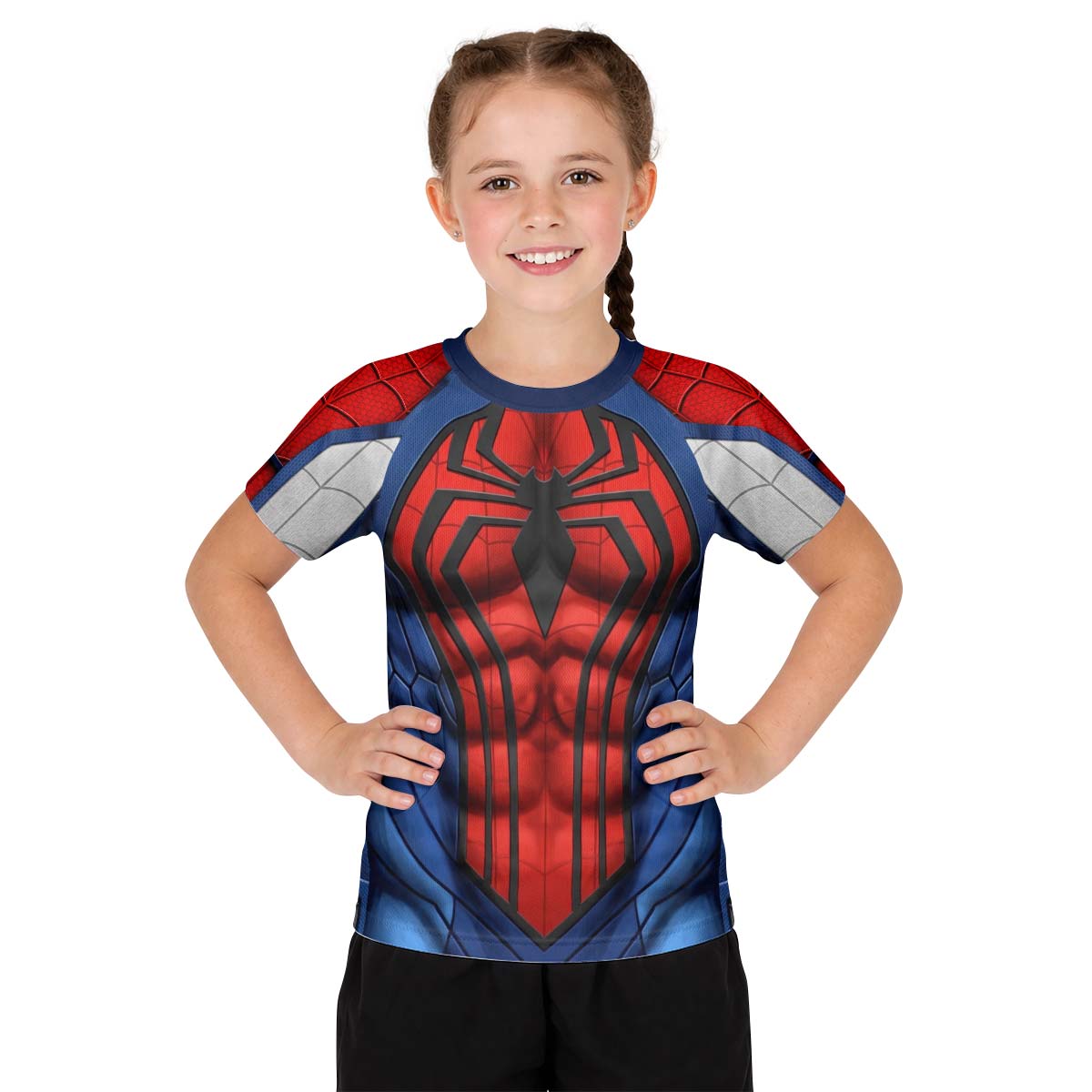 Spider Man Rival Cosplay Kid Rash Guard