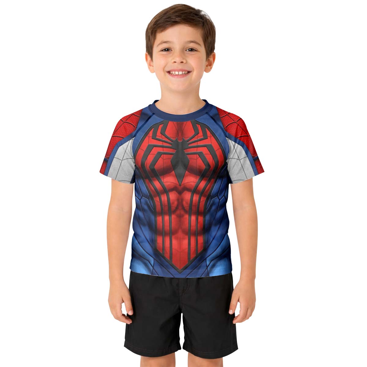 Spider Man Rival Cosplay Kid Rash Guard