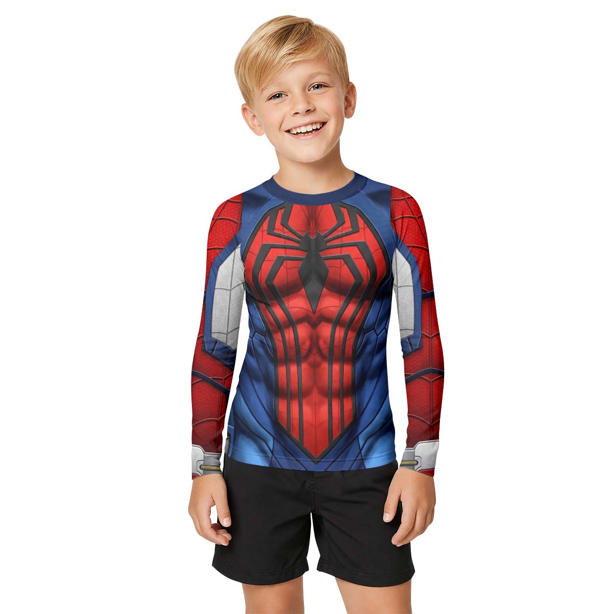 Spider Man Rival Cosplay Kid Rash Guard