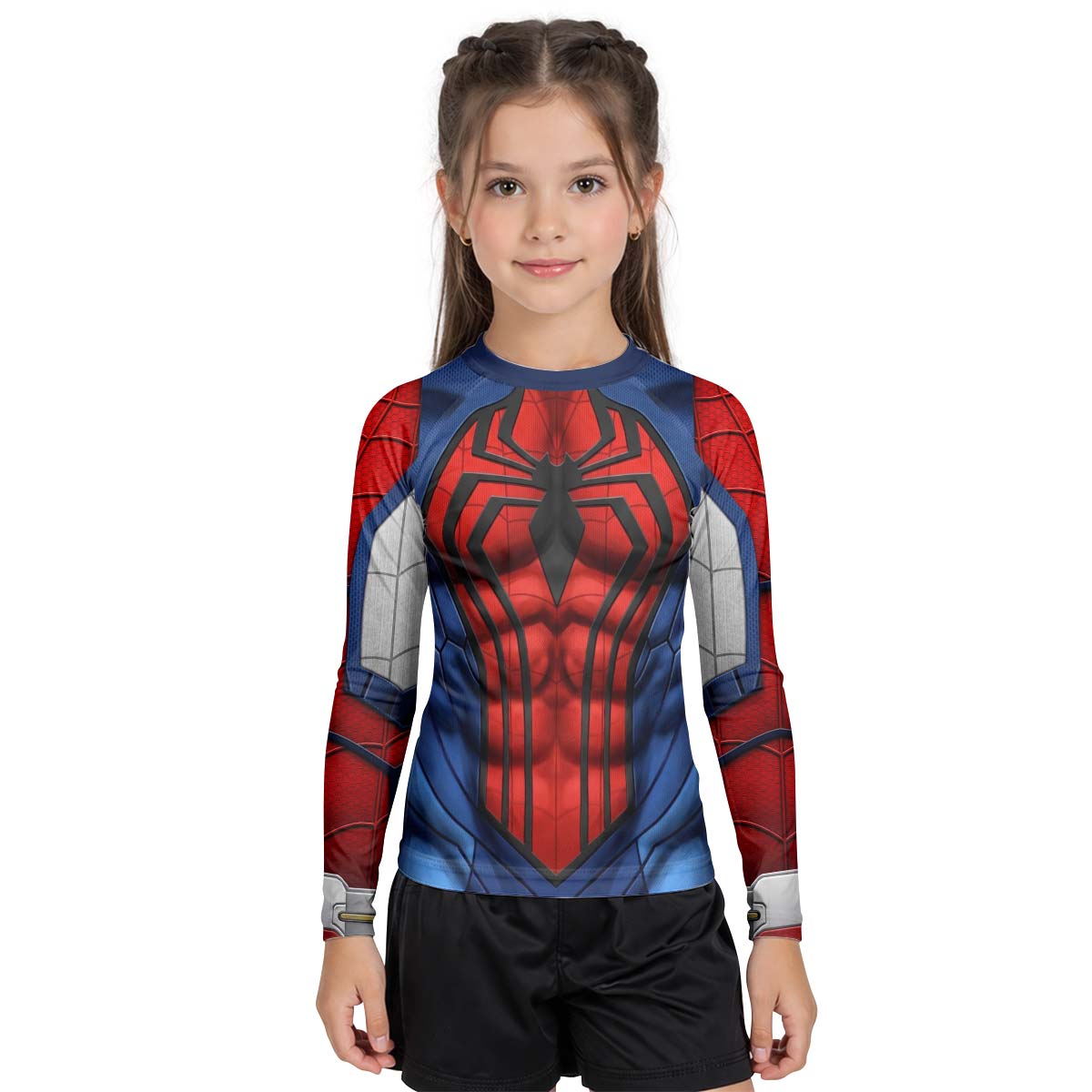 Spider Man Rival Cosplay Kid Rash Guard