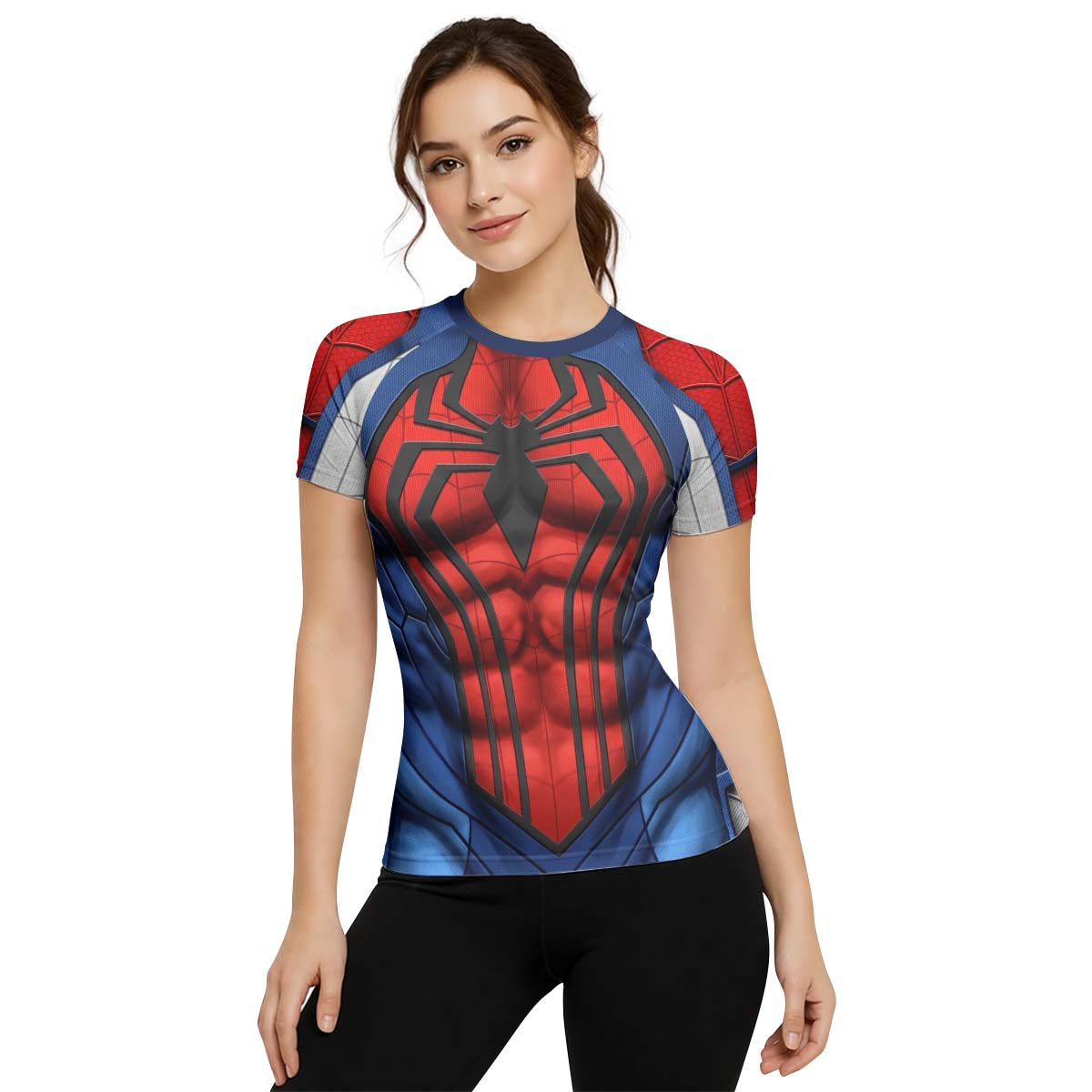 Spider Man Rival Cosplay Rash Guard