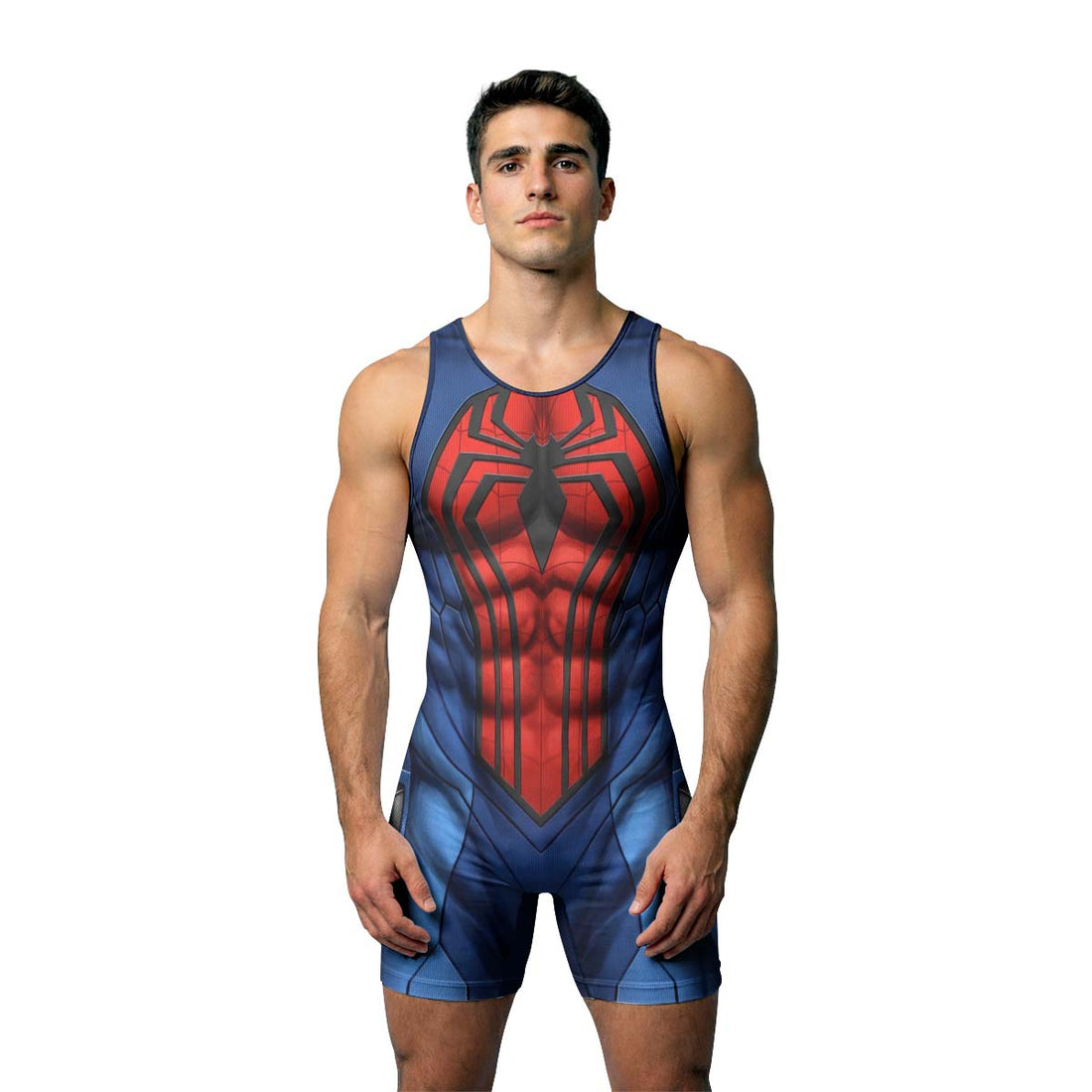 Spider Man Rival Cosplay Wrestling Singlet
