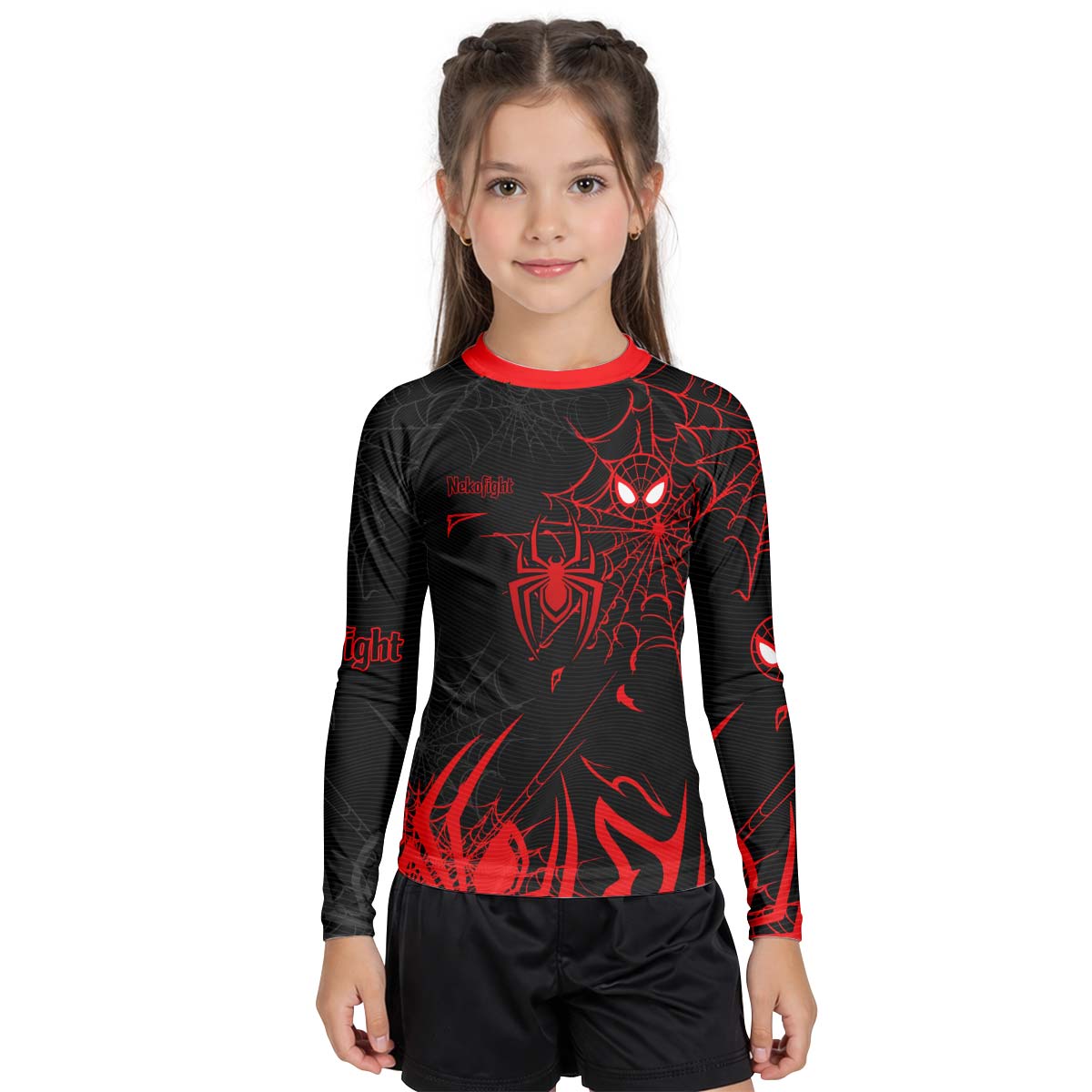  Spider Man Spider Verse Kid Rash Guard