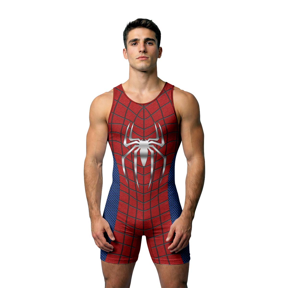 Spider Man Wrestling Singlet