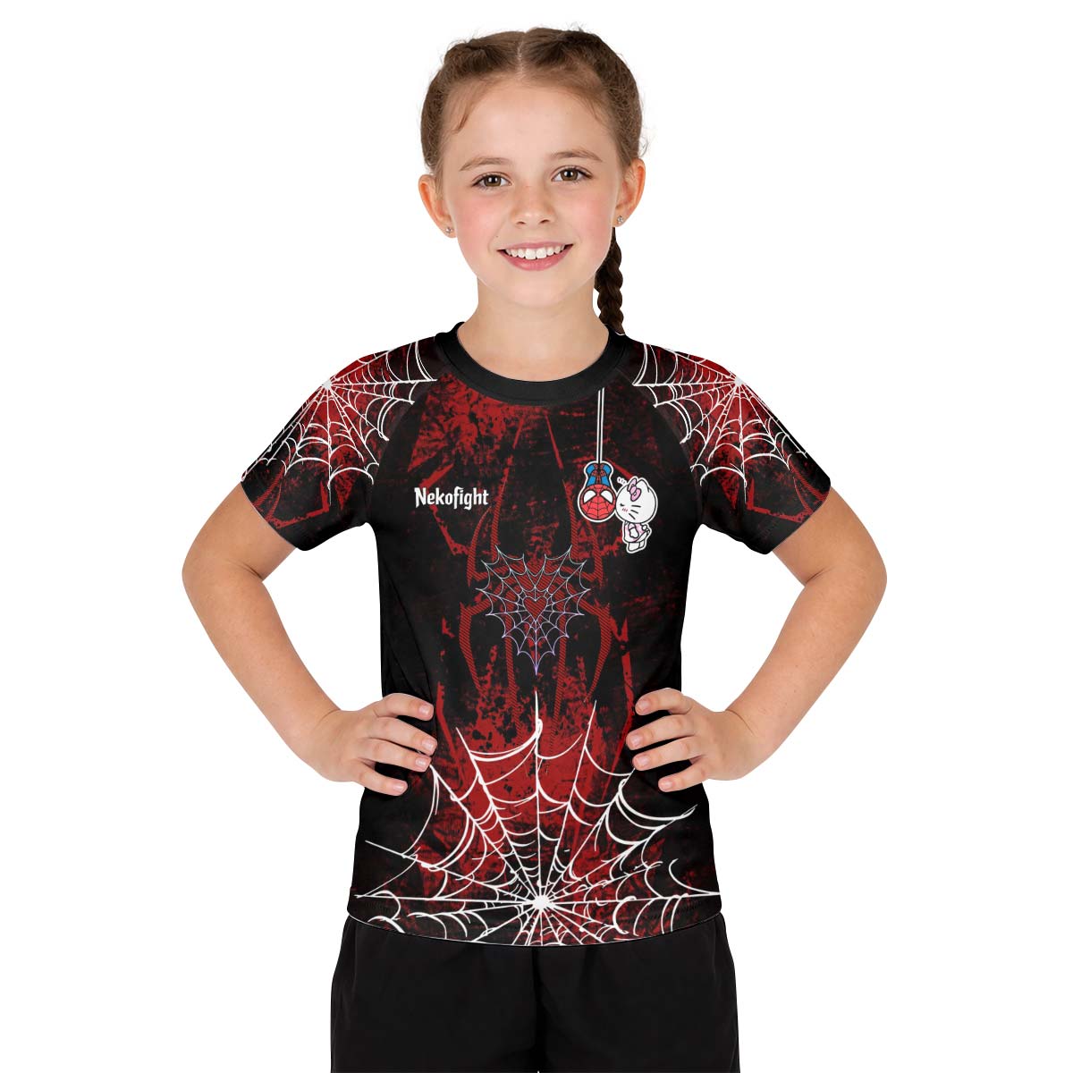  Spider Man x Hello Kitty Kid Rash Guard