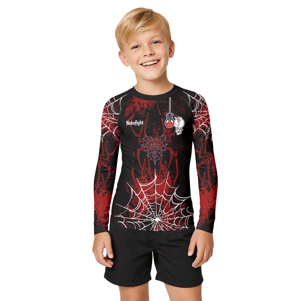  Spider Man x Hello Kitty Kid Rash Guard