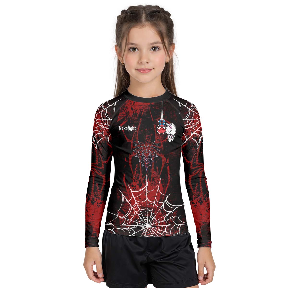  Spider Man x Hello Kitty Kid Rash Guard