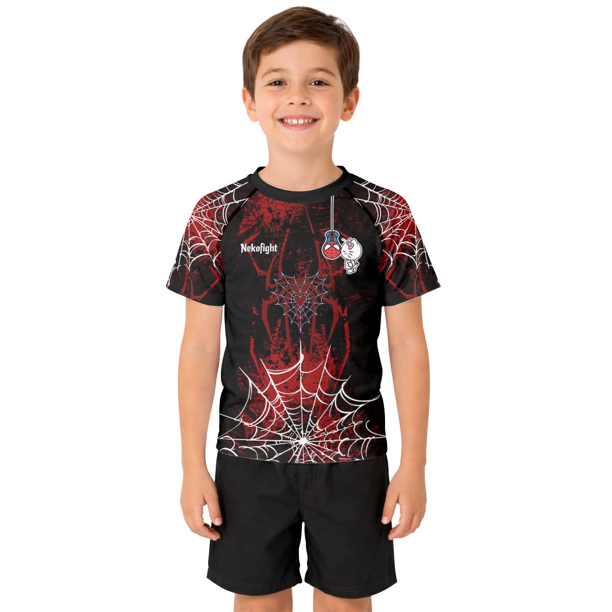  Spider Man x Hello Kitty Kid Rash Guard
