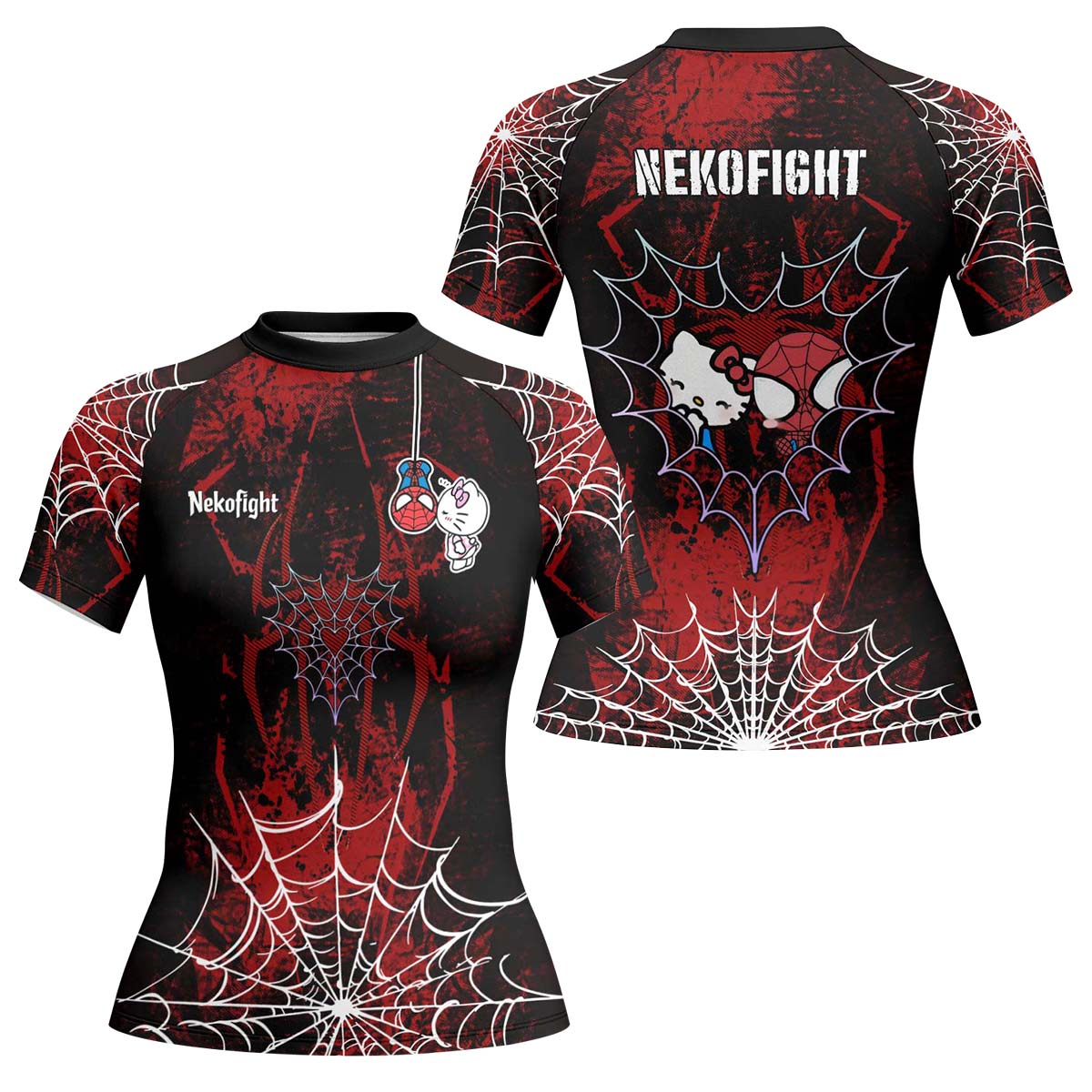  Spider Man x Hello Kitty Rash Guard