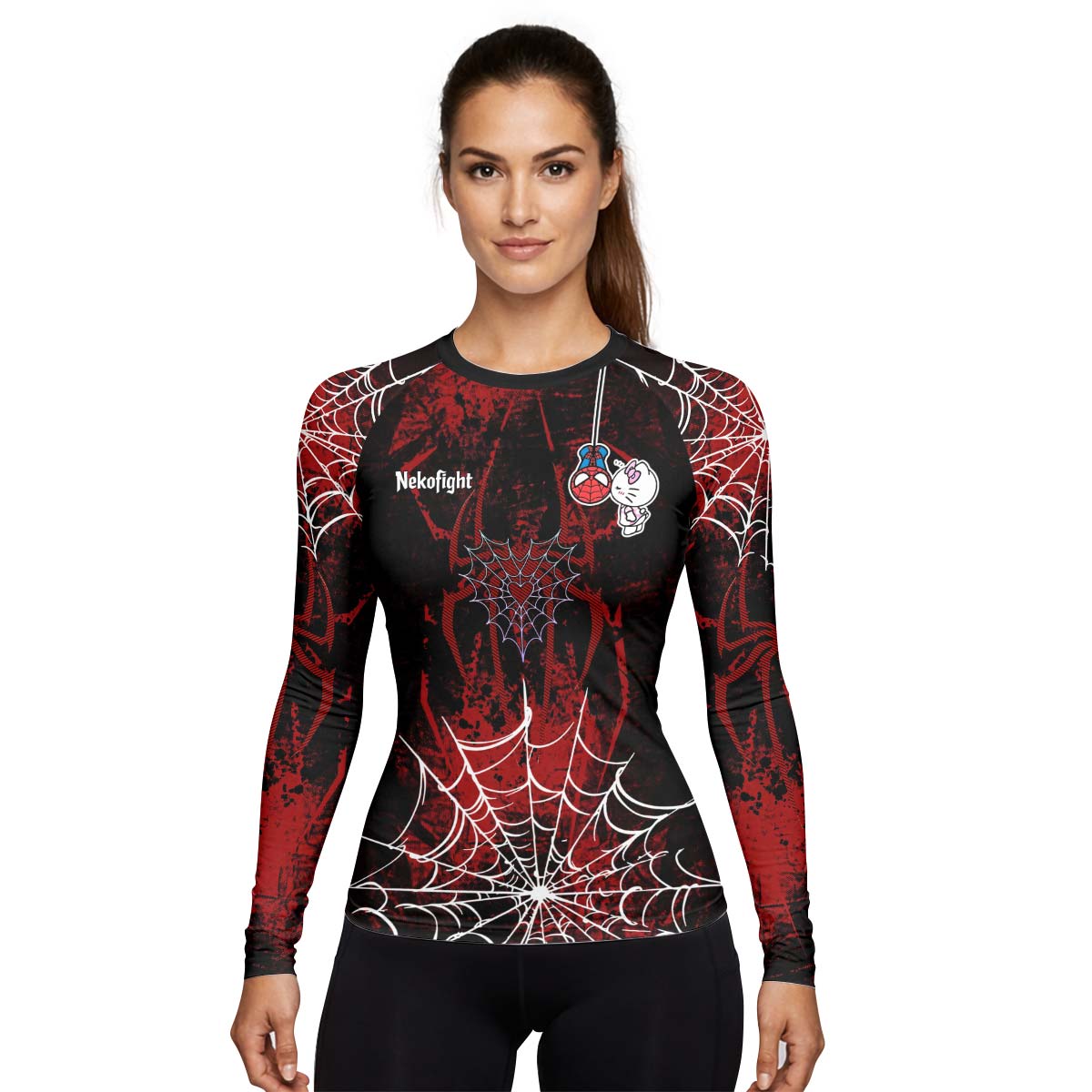  Spider Man x Hello Kitty Rash Guard