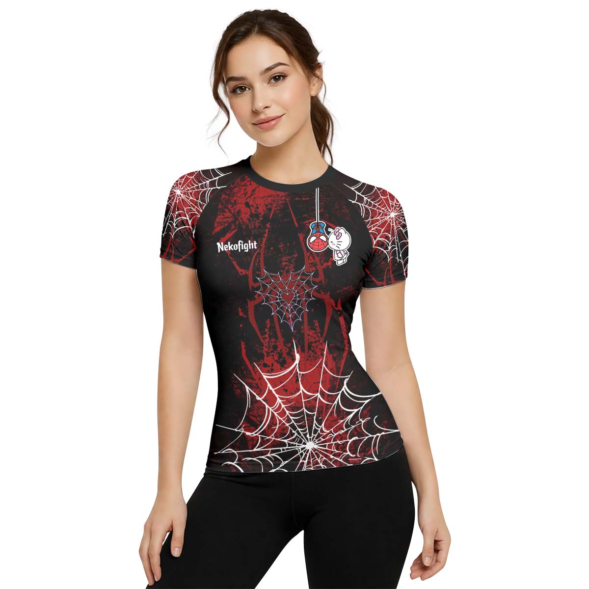  Spider Man x Hello Kitty Rash Guard