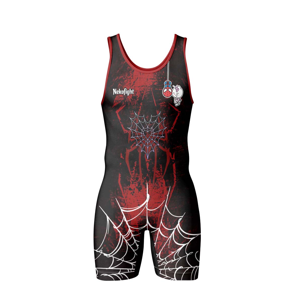  Spider Man x Hello Kitty Wrestling Singlet