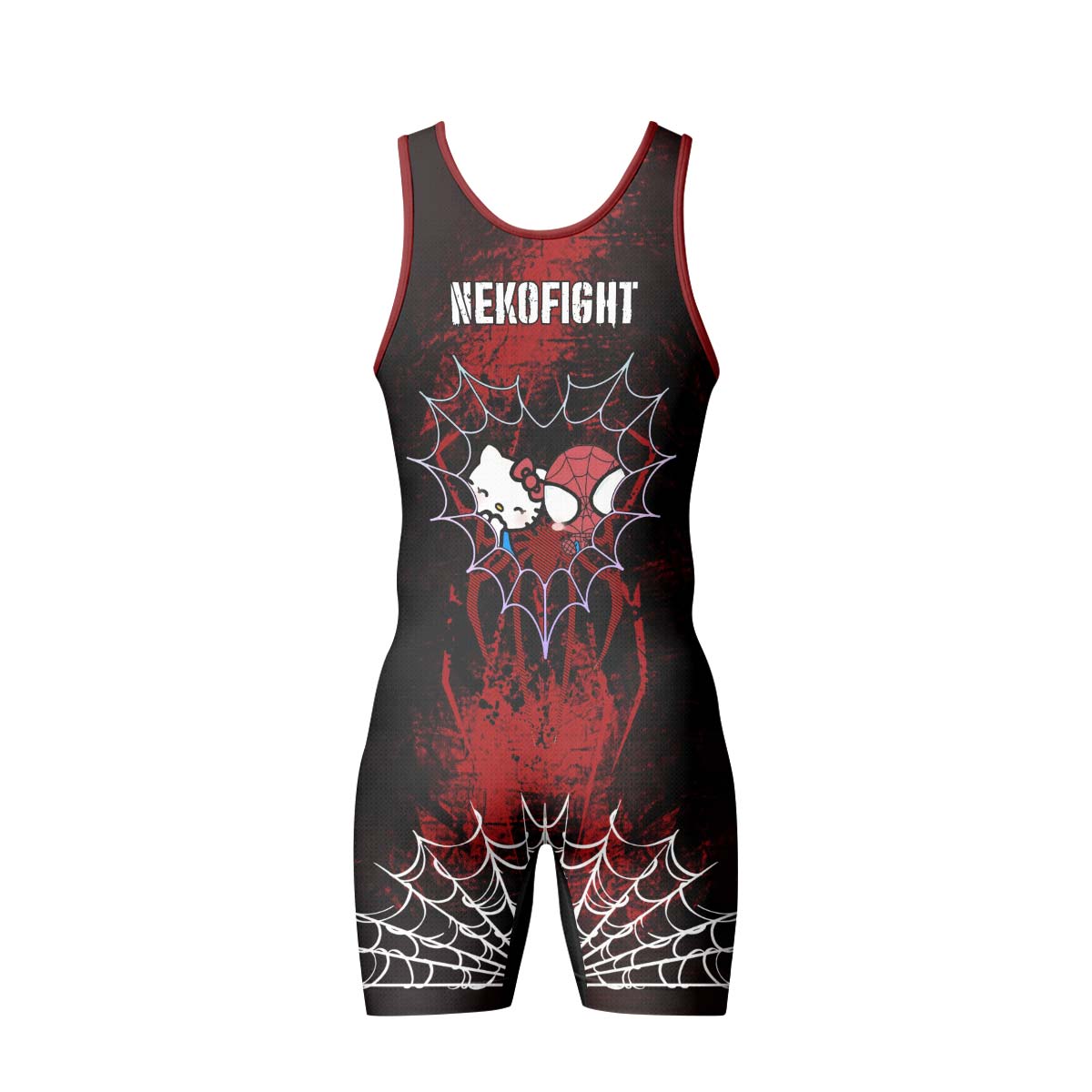  Spider Man x Hello Kitty Wrestling Singlet