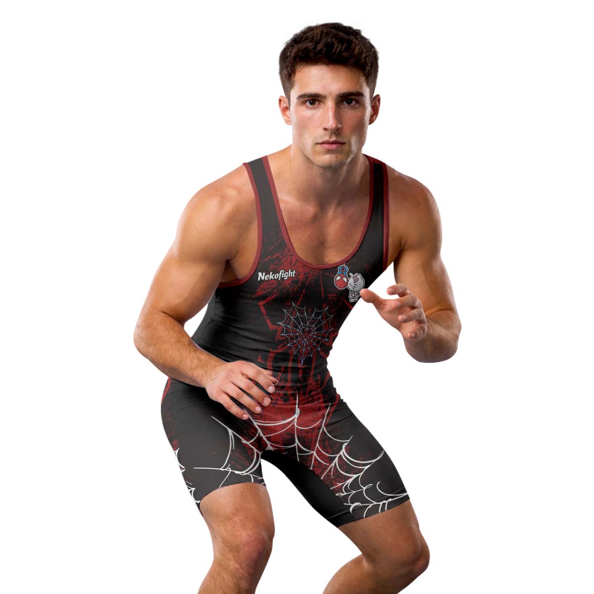  Spider Man x Hello Kitty Wrestling Singlet