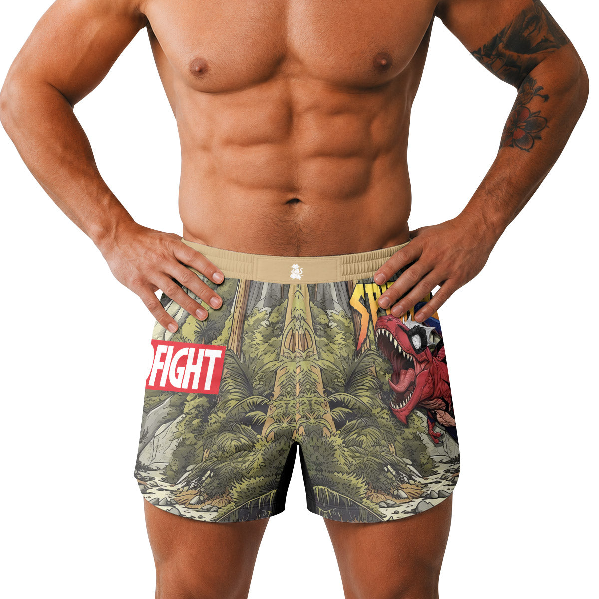 Spider Rex Ancient Time Grappling Shorts