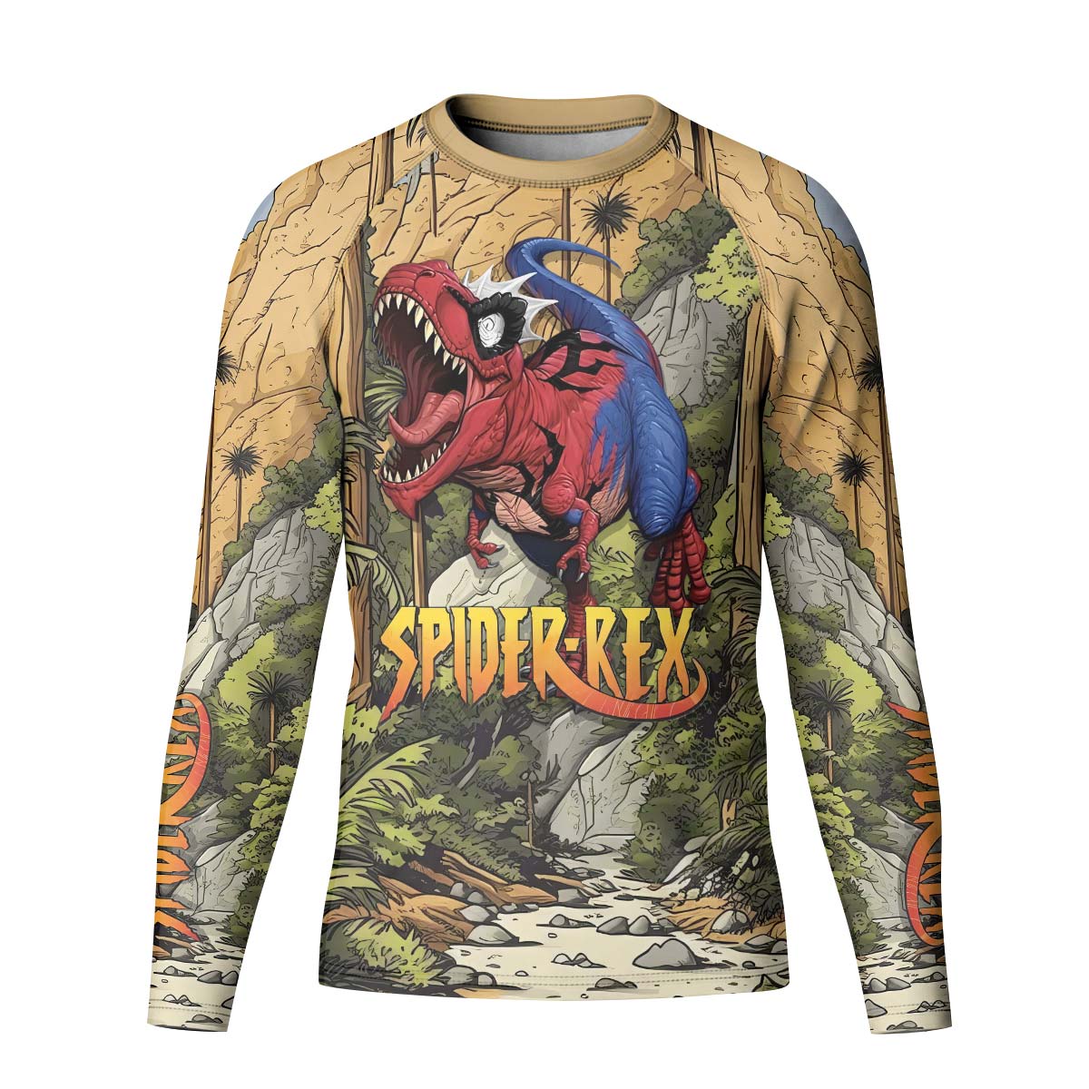 Spider Rex Ancient Time Kid Rash Guard