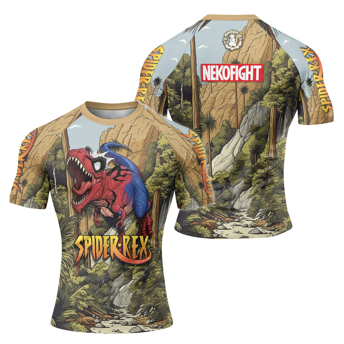 Spider Rex Ancient Time Rash Guard