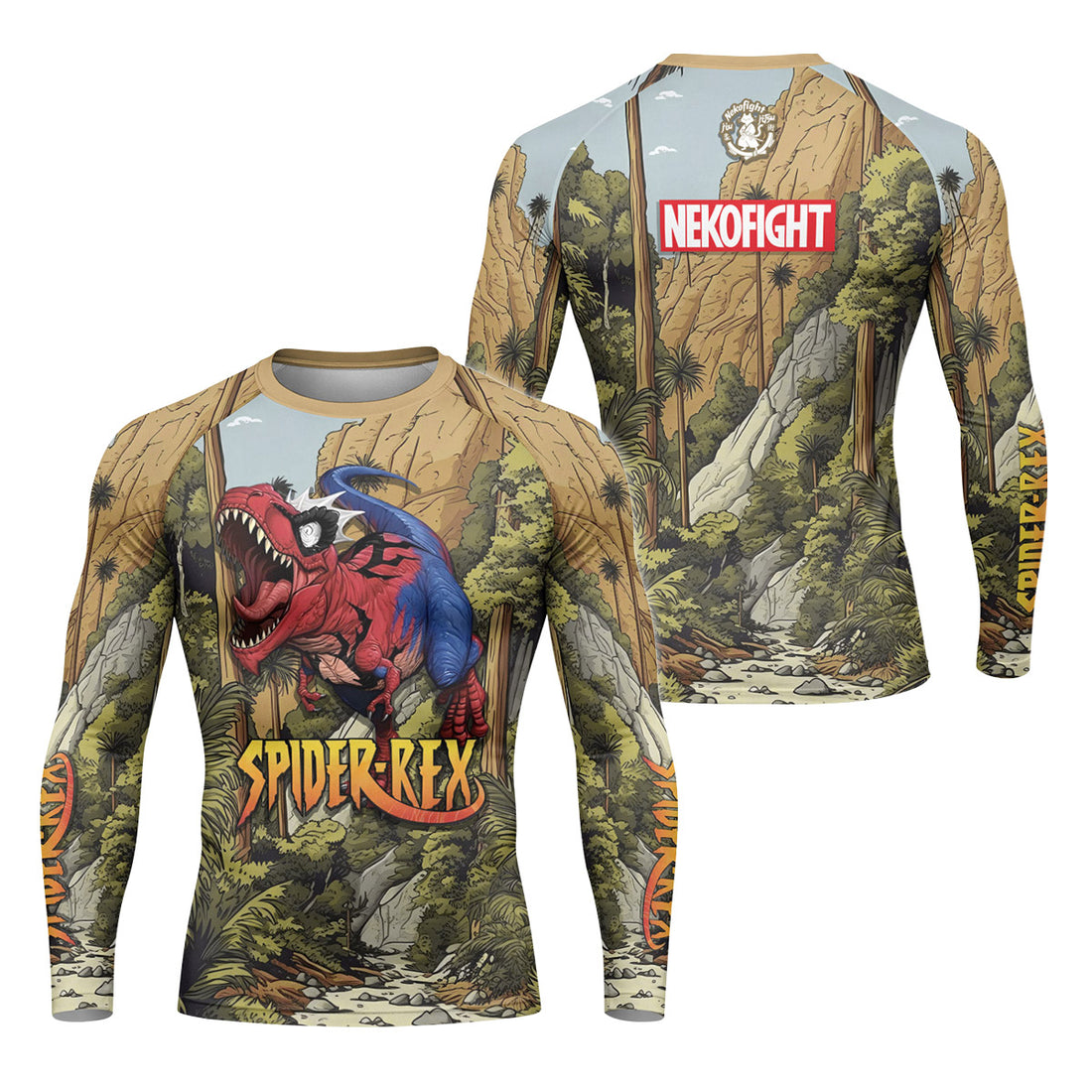 Spider Rex Ancient Time Rash Guard