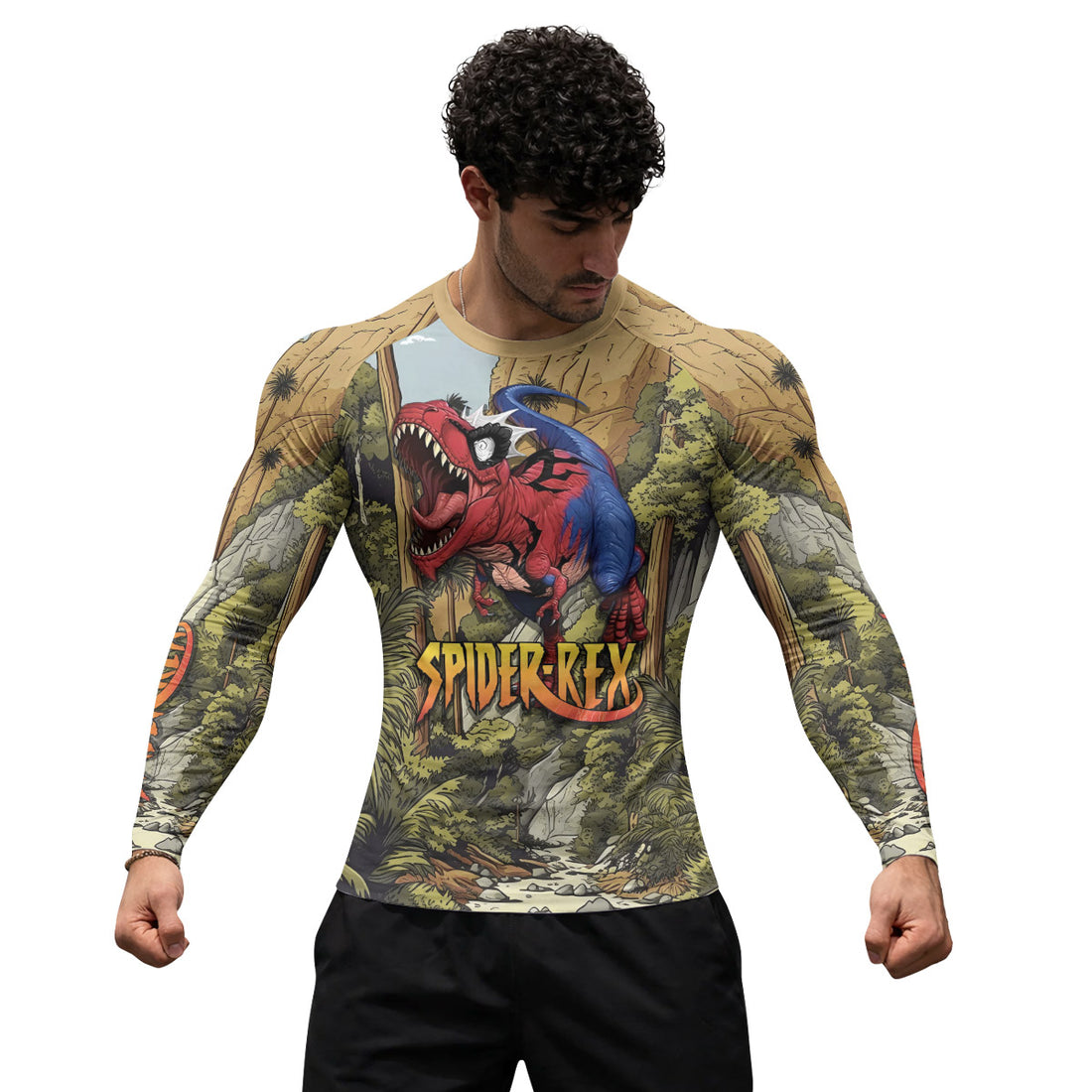 Spider Rex Ancient Time Rash Guard